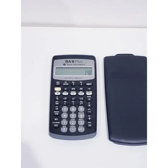Texas Instruments BA II Plus Financial Calculator  With Cover - Working - Picture 2 of 4